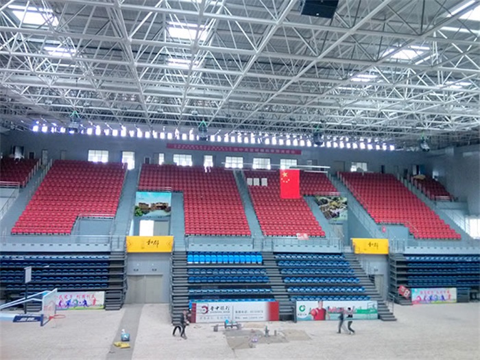 格尔木电厂体育馆网架加工